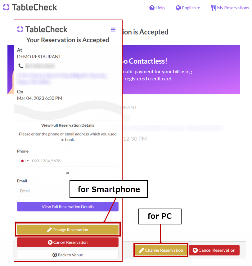 Amending Your Pre-Authorized / Prepaid Reservation – Help Center for Diners